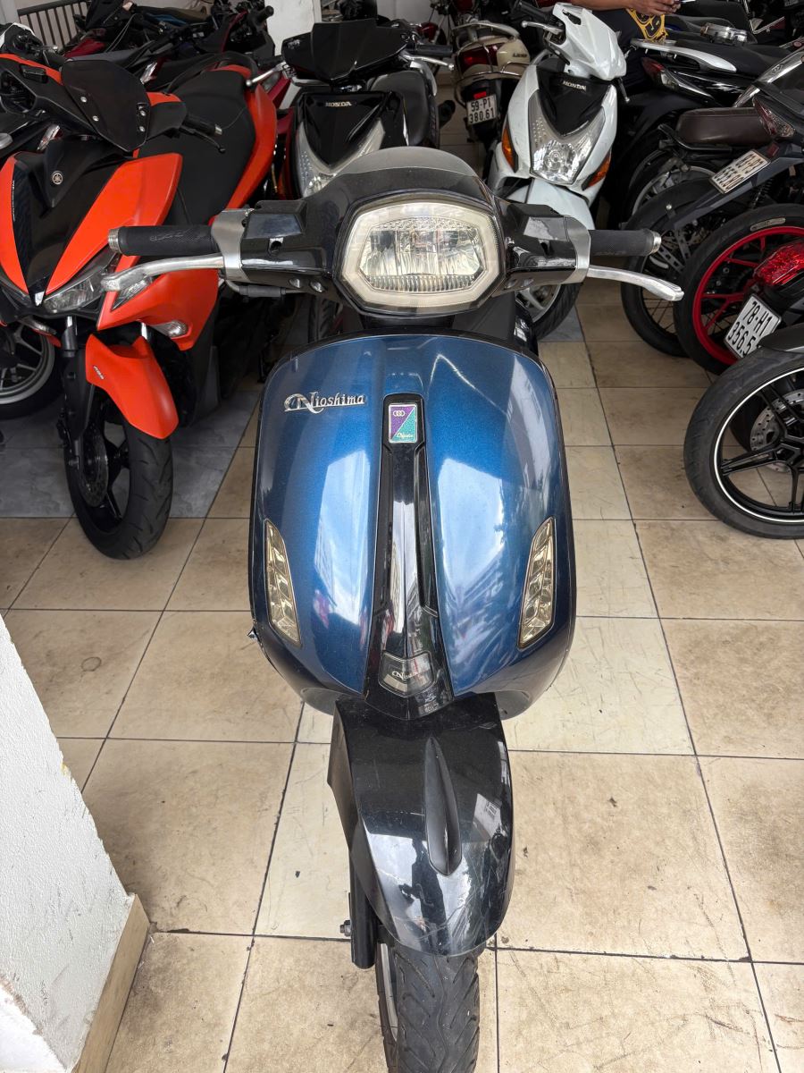 NIOSHIMA NIO PLUS 50CC ĐỜI 2021 BS 59HA-03281 – XE TAY GA KIỂU DÁNG VESPA THỜI TRANG KHÔNG CẦN BẰNG LÁI GIÁ RẺ